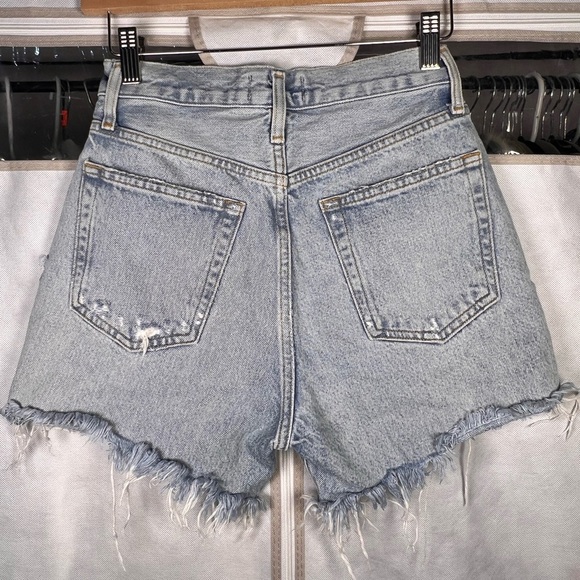 AGOLDE Parker Vintage Cut Off Short size 24 still on website MSRP $148 - Picture 4 of 7